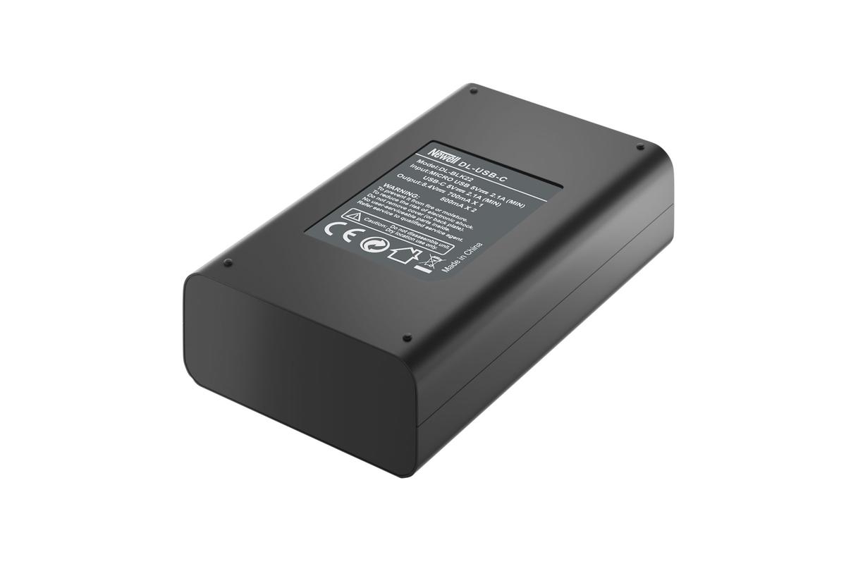 Newell DL-USB-C duplatöltő DMW-BLK22 akkumulátorhoz-3