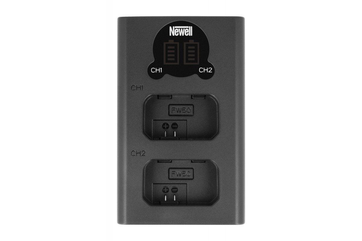 Newell kétcsatornás DL-USB-C töltőszett 2 db NP-FW50 akkumulátorral - Sony-4