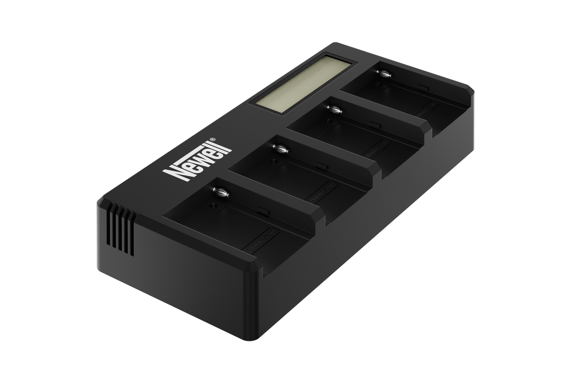 Newell DF-4CH négycsatornás töltő NP-F Sony akkumulátorokhoz-1