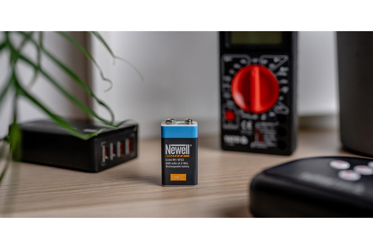 Newell 9 V USB-C 500 mAh újratölthető akkumulátor-5