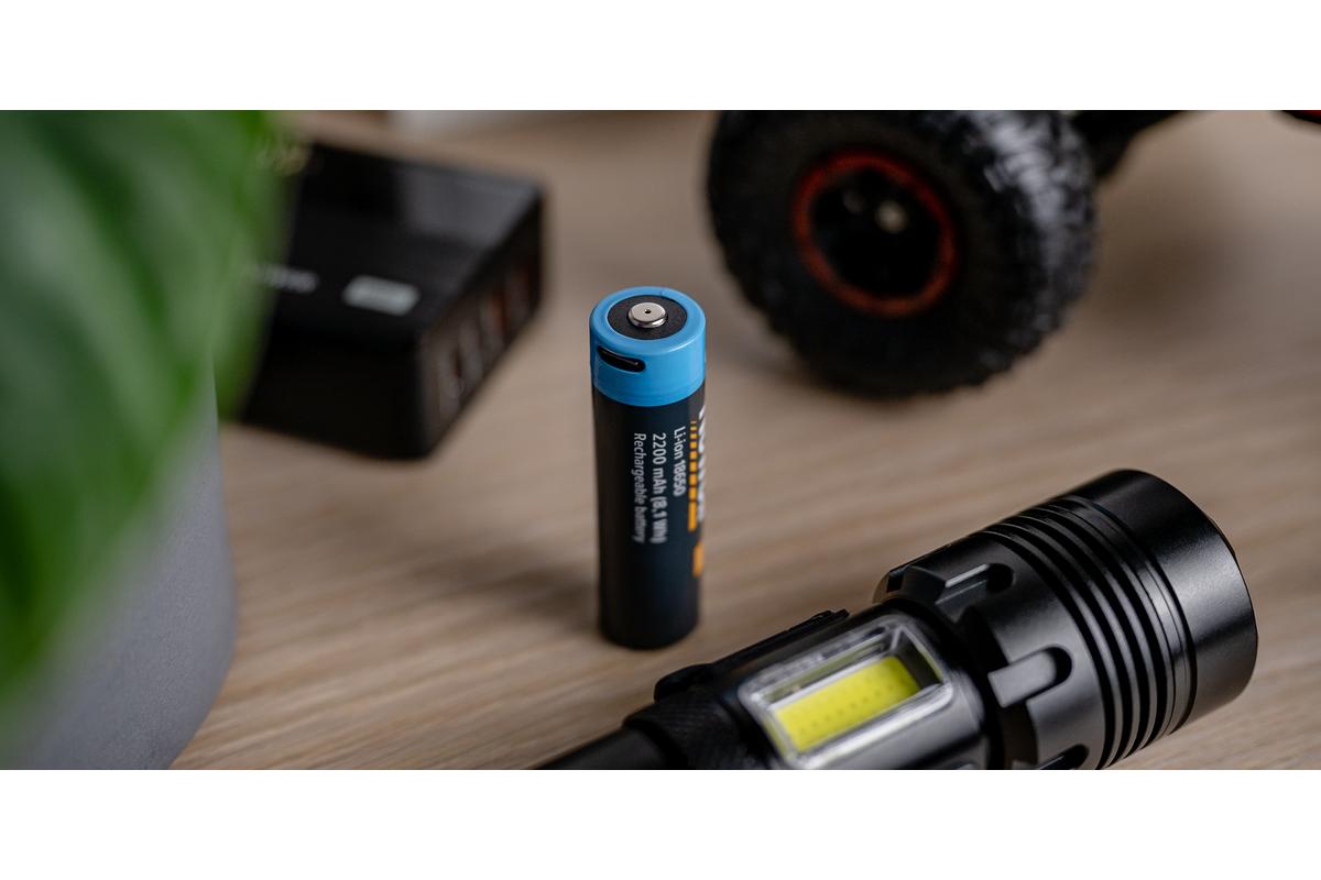 Newell 18650 USB-C 2200 mAh újratölthető akkumulátor - 1 db-6