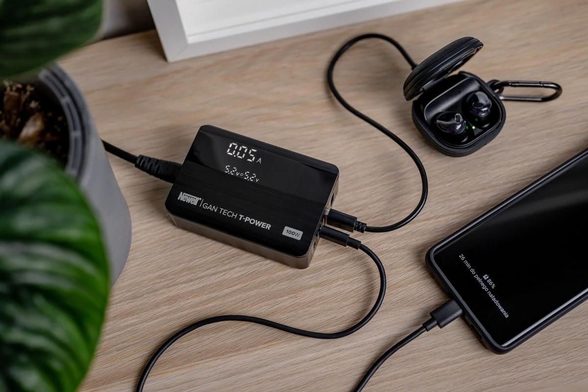 Newell GaN Tech T-power 100 W töltő-6