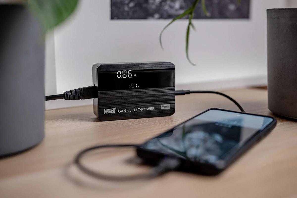 Newell GaN Tech T-power 100 W töltő-8