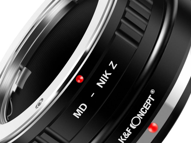 K&F Concept Minolta MD adatper - Nikon Z vázakra-2