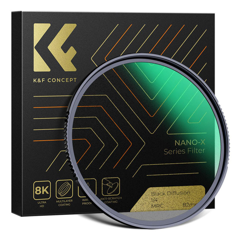 K&F Concept 58mm Black Mist 1/4 szűrő-0