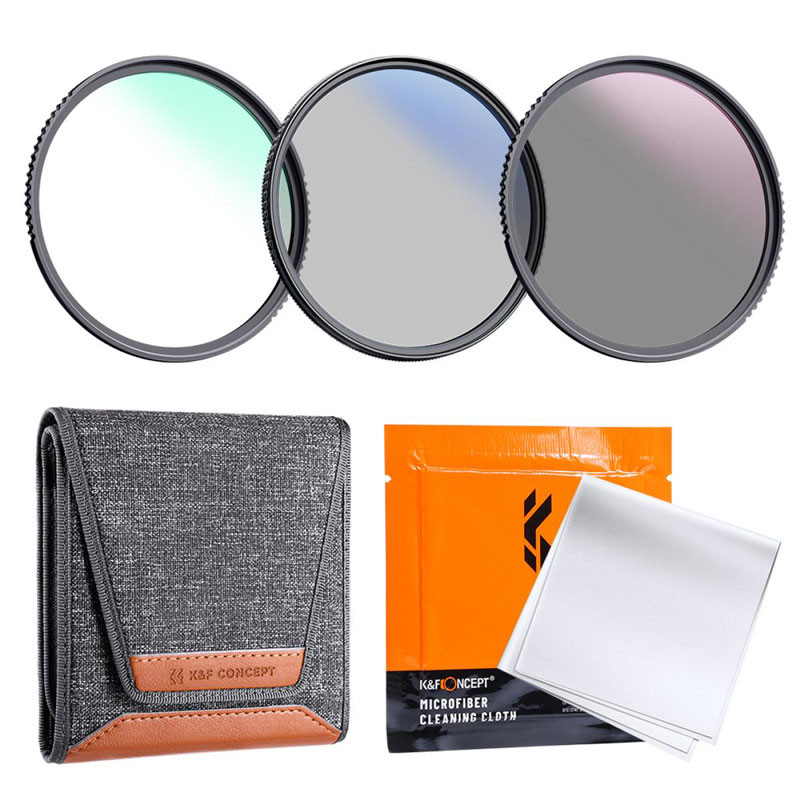 K&F Concept 40.5mm MCUV+CPL+ND4 szűrő kit-0