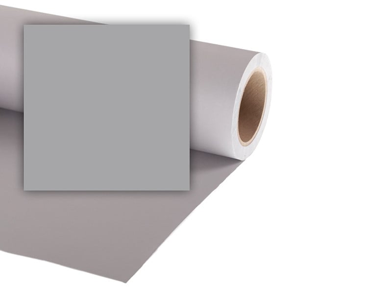 Colorama CO105 2,72x11m papír háttér, Storm grey-0