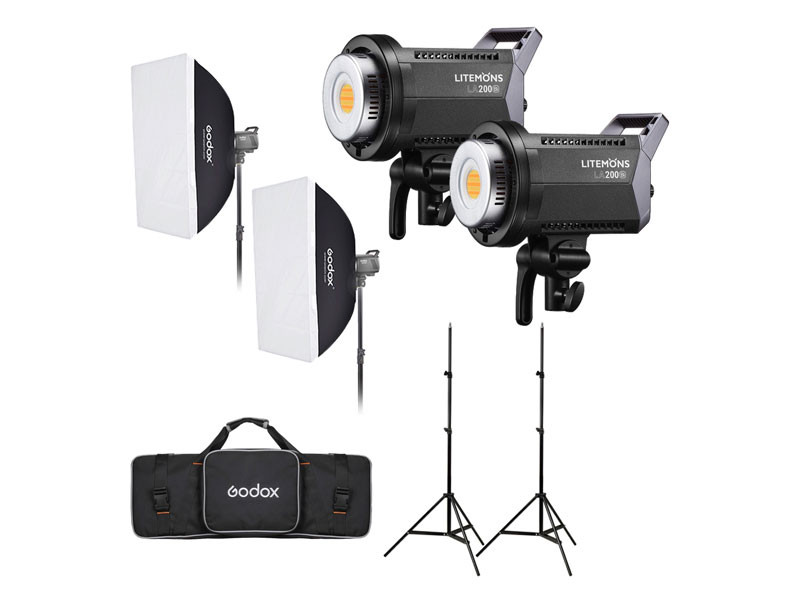 Godox Litemons LA200BI Bi-color Duo Kit-0