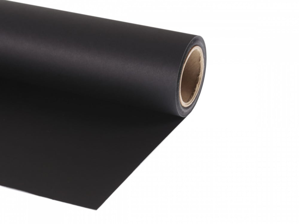 Manfrotto (Lastolite) LL LP9120 1,37x11m papír háttér, BLack - Fekete-0
