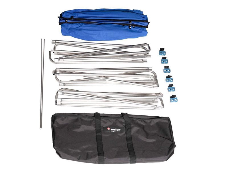 Manfrotto Chroma Key FX 4x2.9m háttér kit kék-1