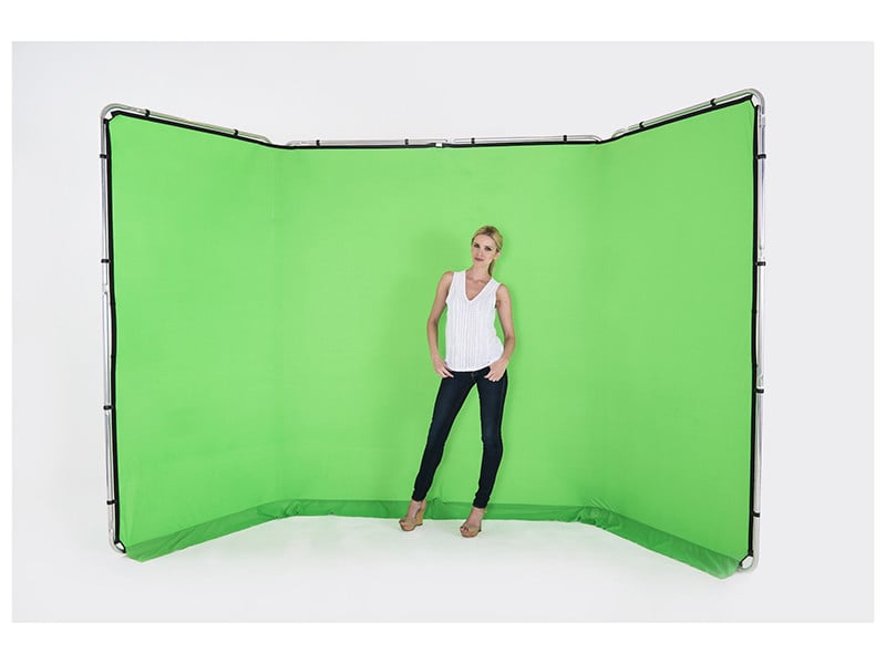 Manfrotto (Lastolite) LB7622 2,3x4m panoráma háttér, Chromagreen-0