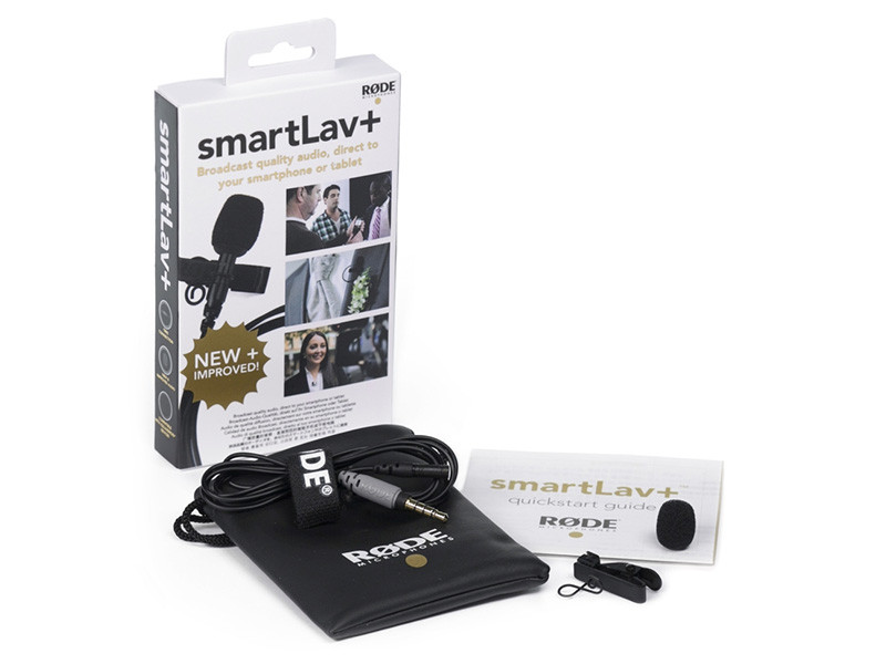 Rode SmartLav+ csiptetős mikrofon iPhone, iPad készülékekhez és okostelefonokhoz-1