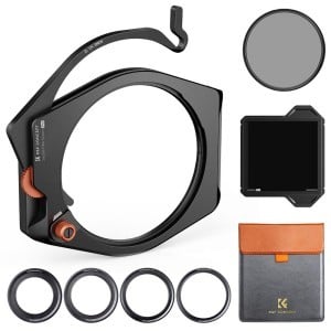 KF Concept négyzet alakú szűrőtartó rendszer Pro Kit (szűrőtartó + 95mm CPL szűrő + négyzet alakú ND1000 + 4 szűrőadapter gyűrű) (SKU.1878)