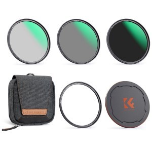 KF Concept 52mm mágneses szűrőkészlet CPL + ND8 + ND64 + mágneses adaptergyűrű + mágneses objektív sapka Nano X Series (SKU.2137)