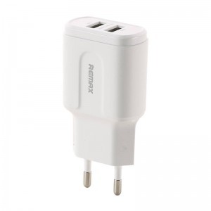 Remax RP-U22 hálózati töltő adapter 2x USB-A 2.4A (fehér)