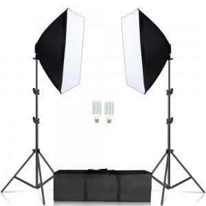 VLOG Starter NL 2x80W Dupla LED lámpás Szoftbox szett hordtáskában