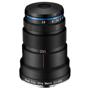 Laowa 25mm f/2.8 2.5-5X Ultra-Macro Canon RF objektív