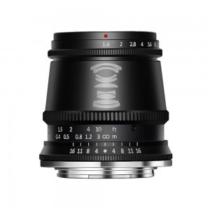 TTartisan 17mm F/1.4 fekete objektív (Fujifilm X Bajonett)