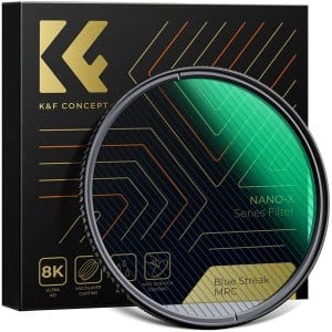 K&F Concept 82mm Blue Streak szűrő (Green Coated)