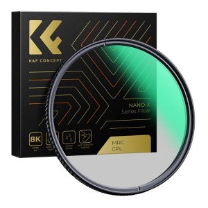 K&F Concept 40.5mm Nano-X CPL szűrő, (Green Coated)