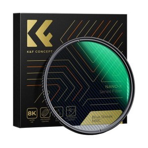 K&F Concept 52mm Blue Streak szűrő (Green Coated)