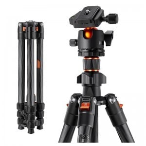 K&F Concept Carbon Fiber K254C2+BH-36L Tripod