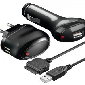 Goobay usb hálózati és autós töltő szett mobil
