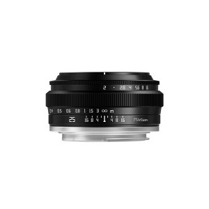 TTartisan 25mm f/2 Panasonic/Olympus M43 Mount fekete objektív
