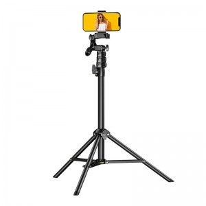 APEXEL APL-JJ070 178cm szelfibot/állvány kioldóval (fekete)