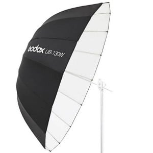 Godox 130cm Parabolikus ernyő (fekete/fehér)