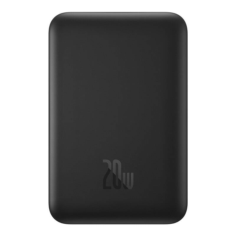 Baseus Magnetic Mini Powerbank, USB-C, 10000mAh, 20W, MagSafe (fekete)-1