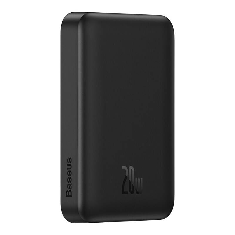 Baseus Magnetic Mini Powerbank, USB-C, 10000mAh, 20W, MagSafe (fekete)-10