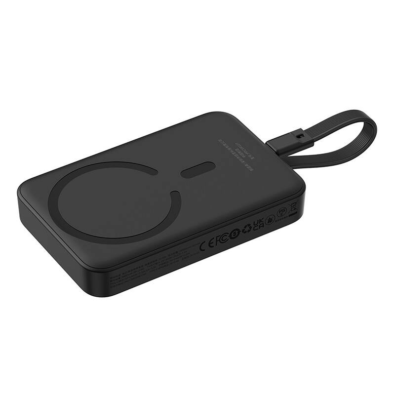 Baseus MagSafe Mini Powerbank 10000mAh, USB-C, 30W fekete (P1002210B113-00)-1
