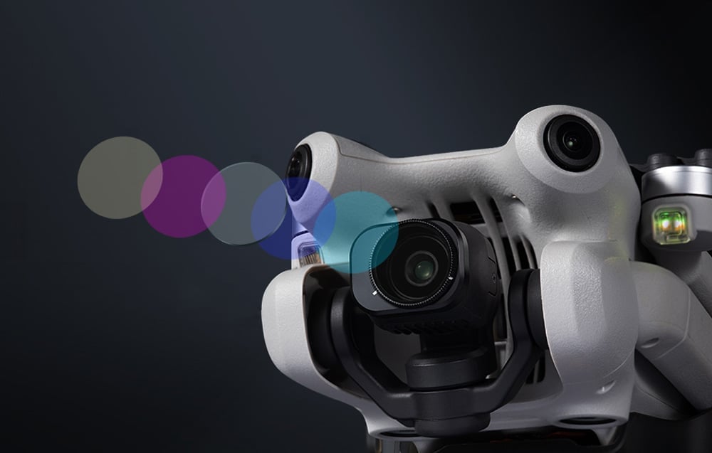 K&F Concept CPL+ND8/16/32/64/128 szűrőkészlet DJI Mini 4 Pro-hoz (SKU.2080)-1