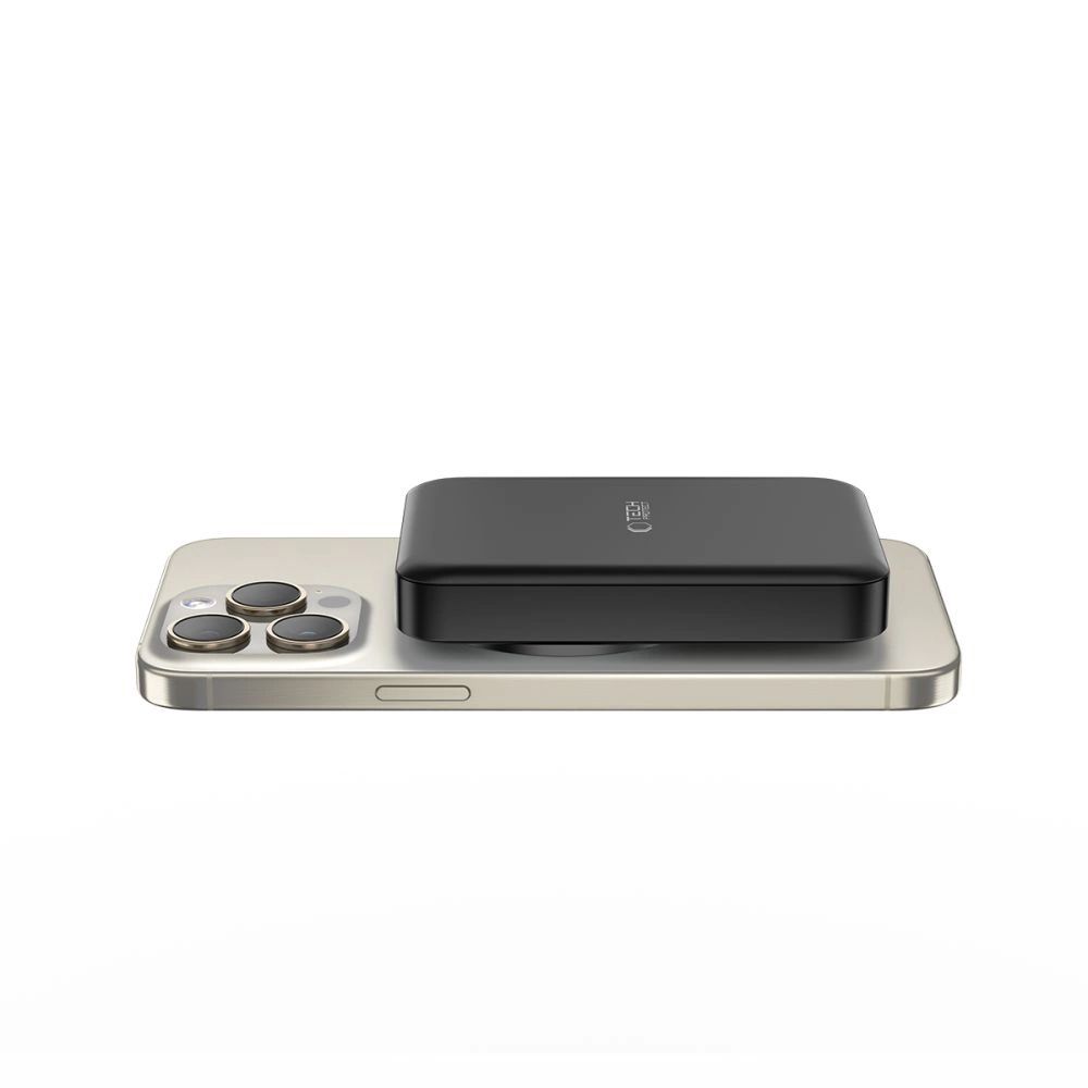 Tech-Protect LifeMag PB11 Powerbank MagSafe funkcióval 10000mAh 15W USB-C port - fekete + USB-C kábel-1