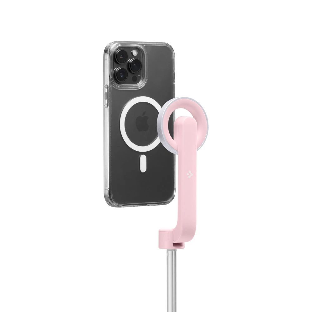 Spigen S570W Bluetooth-os selfie bot és MagSafe tripod - rózsaszín-7