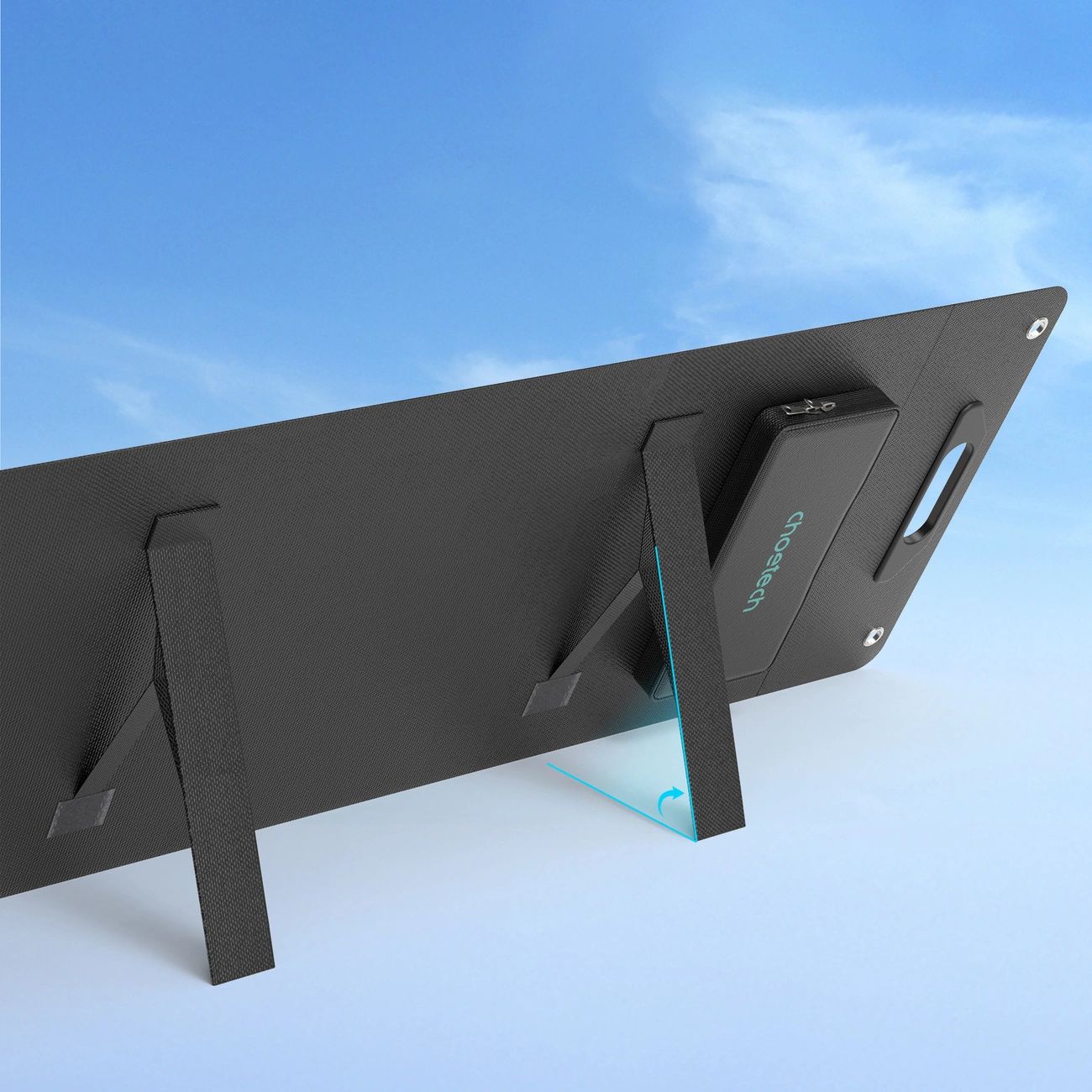 Choetech SC017 400W Könnyű Napelemes Töltő Panel Fekete-5