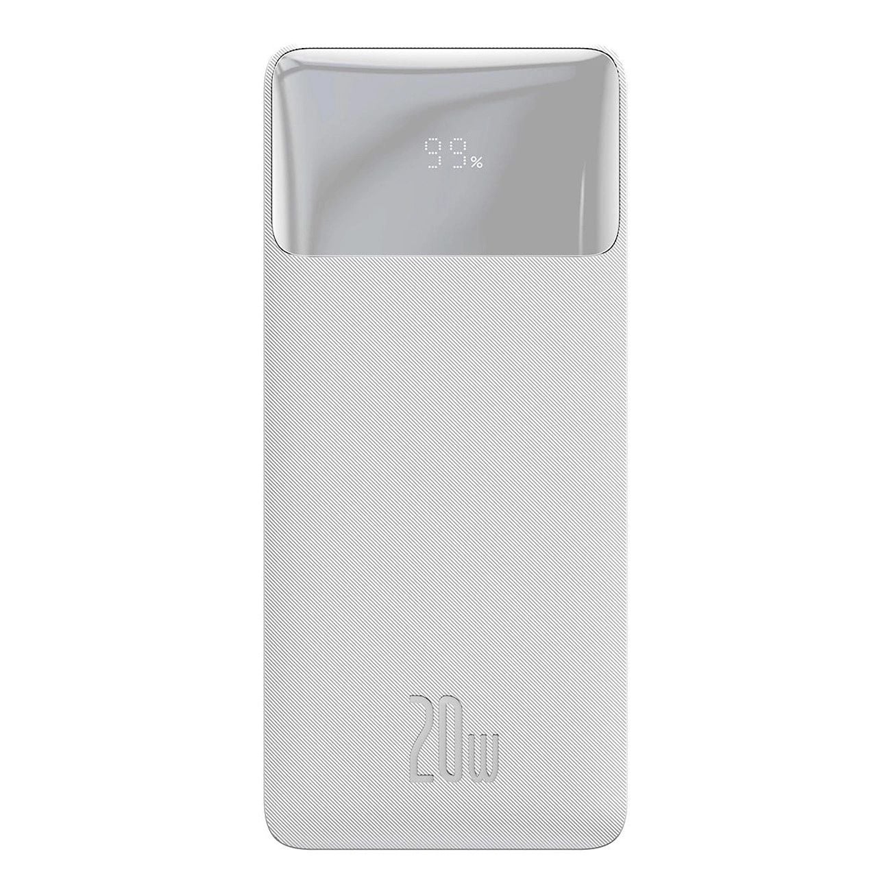 Baseus Bipow gyors töltésű power bank 10000mAh 20W fehér (Overseas Edition) + USB-A - Micro USB kábel 0.25m fehér (PPBD050502)-0