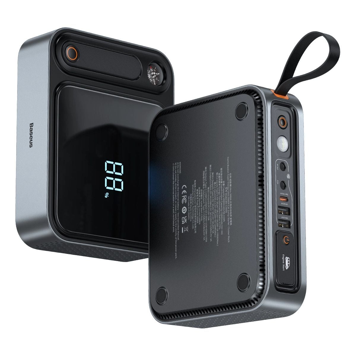 Powerbank Jump Starter 3000A Baseus Super Energy Ultra - fekete-0