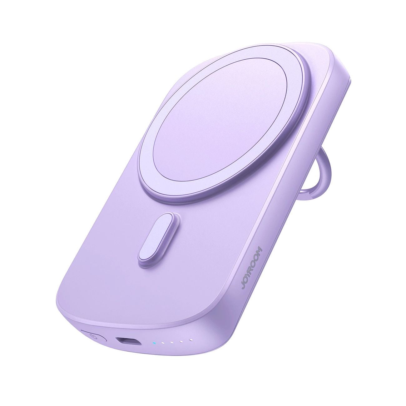 Wireless powerbank 6000mAh Joyroom JR-W030 20W MagSafe gyűrűvel és állvánnyal - lila-0