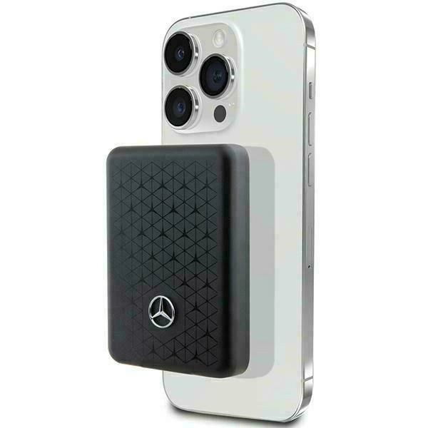 Powerbank Mercedes Csillag Minta MagSafe 5W 3000mAh - fekete-0