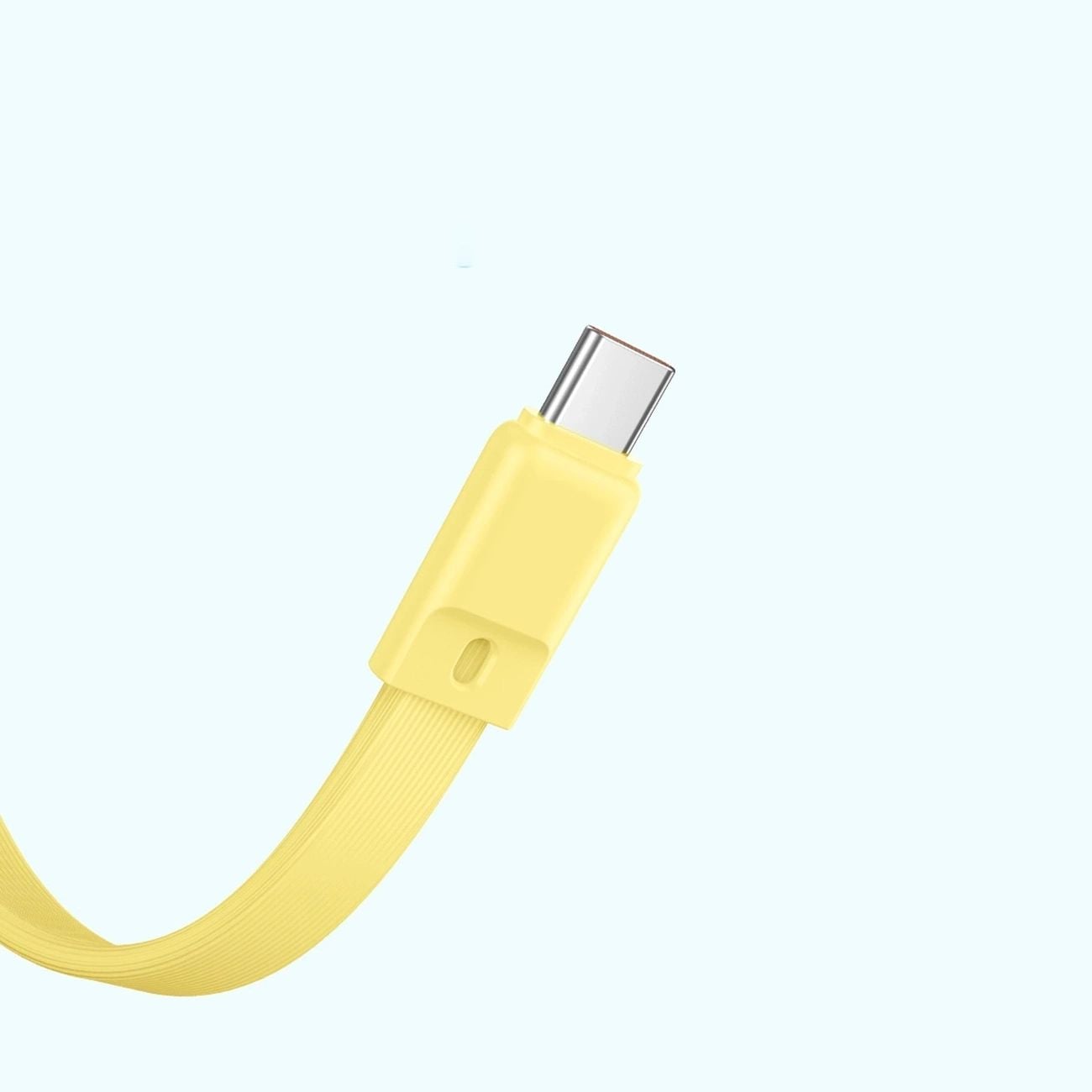 Baseus Magnetic Mini MagSafe 10000mAh 30W powerbank beépített USB-C kábellel - sárga + Baseus Simple Series USB-C - USB-C 60W 0.3m kábel-1