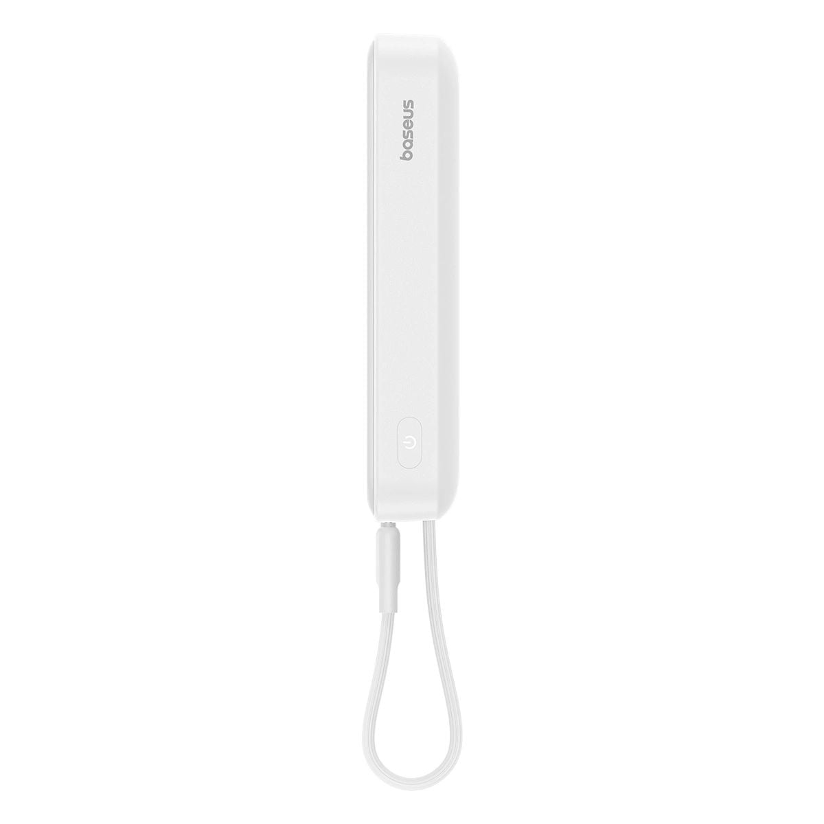 Baseus Magnetic Mini MagSafe 10000mAh 30W powerbank with built-in USB-C cable - white + Baseus Simple Series USB-C - USB-C 60W 0.3m cable-6