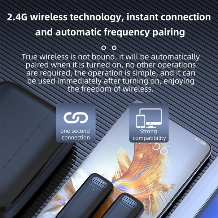K13 USB-C vezeték nélküli mikrofon-1