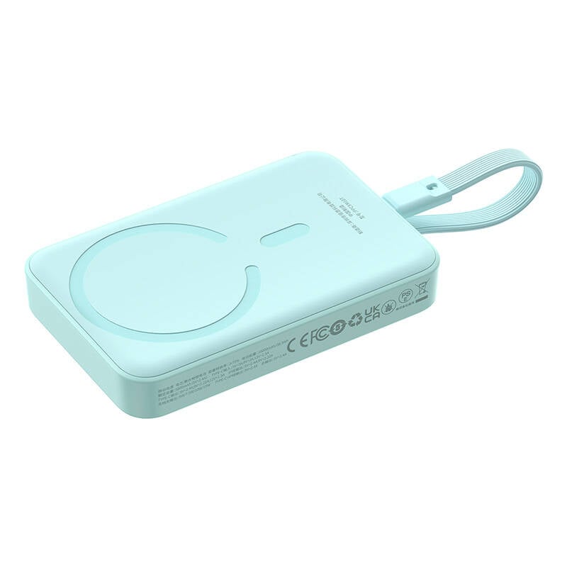 Baseus Mágneses Mini Powerbank, 10000mAh, USB-C 30W, MagSafe (kék)-1