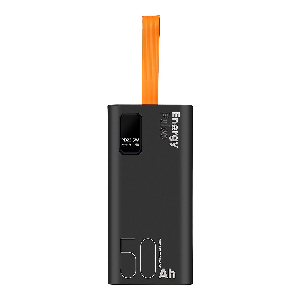 50000mAh OBAL:ME EnergyPulse Powerbank 22.5W Fekete-1