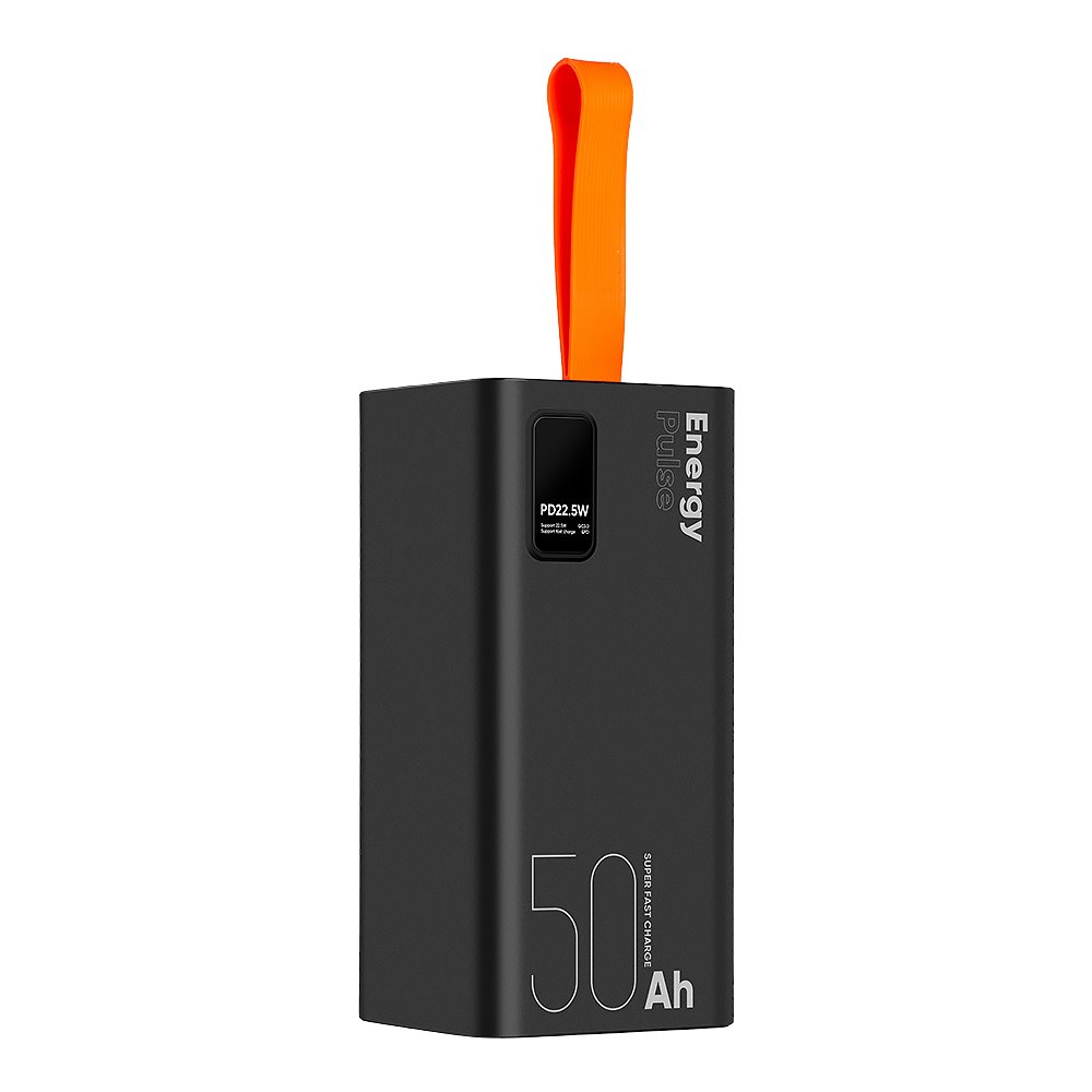 50000mAh OBAL:ME EnergyPulse Powerbank 22.5W Fekete-2