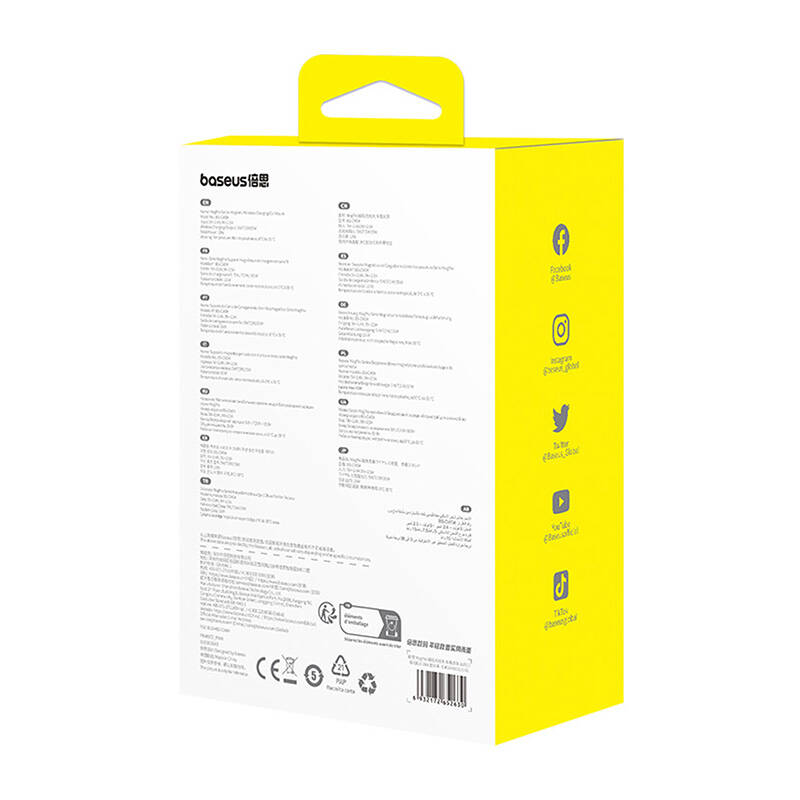 Baseus MagPro autós telefontartó vezeték nélküli töltéssel 15W Qi2.0 (fekete)-1