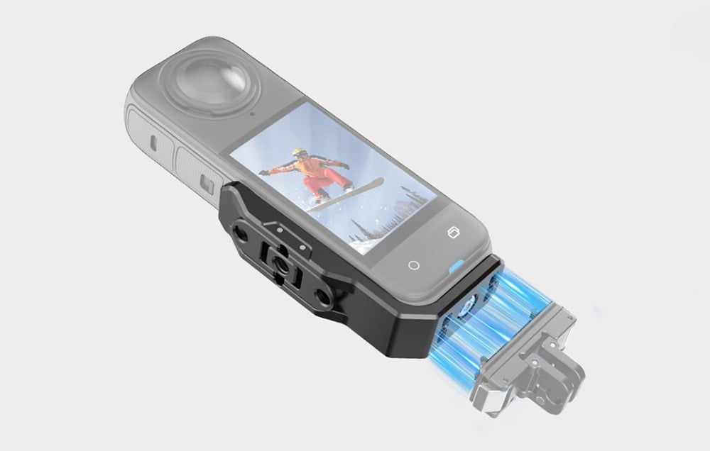 PULUZ vízszintes tartó Insta360 X4 akciókamerához (PU982B)-5