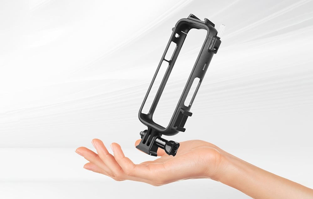 PULUZ műanyag védőkeret adapterrögzítéssel és csavarral Insta360 X4 akciókamerához (PU979B)-5